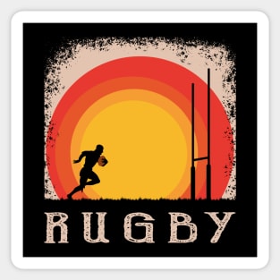 Rugby Vintage Style Sticker